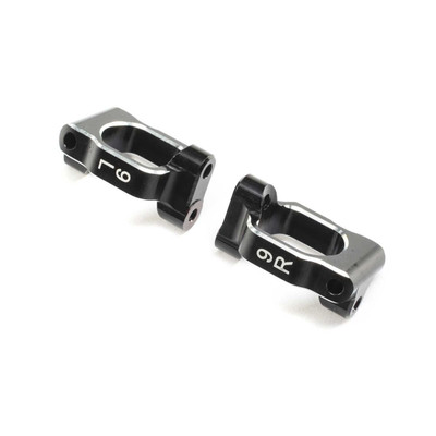 Team Losi Racing 22X-4 9 Degree Aluminum Caster Block Set Team Losi Racing 22X-4 9 Degree Aluminum Caster Block Set