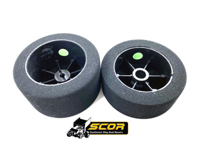 BSR Dirt Oval Foam Front/Rear Combo (Green) (S.C.O.R.) BSR Dirt Oval Foam Front/Rear Combo (Green) (S.C.O.R.)