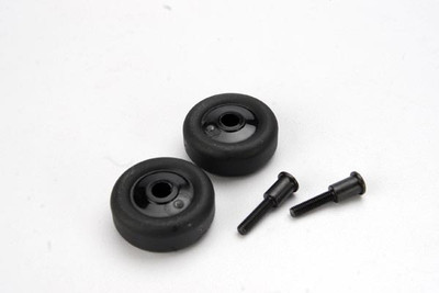 Traxxas Wheels, Axles (Wheelie Bar) (TRA4976) Traxxas Wheels, Axles (Wheelie Bar) (TRA4976)