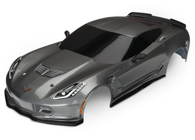 Traxxas Chevrolet Corvette Z06 Body with Decals (Graphite) Traxxas Chevrolet Corvette Z06 Body with Decals (Graphite)