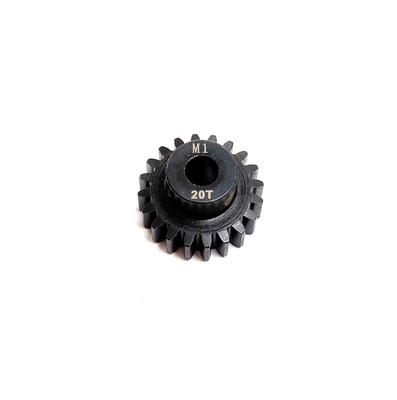 Assault RC Precision Steel Hardened Mod 1 Pinion Gear (20T) (5mm Bore) Assault RC Precision Steel Hardened Mod 1 Pinion Gear (20T) (5mm Bore)