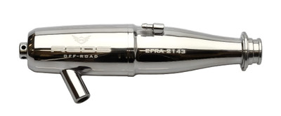 Reds Racing EFRA 2143 Off-Road In-Line Tuned Pipe (No Manifold)