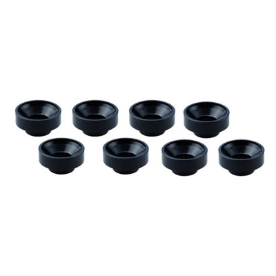 Ultimate Racing M3 ALUMINUM SERVO WASHER BLACK (8 PCS)