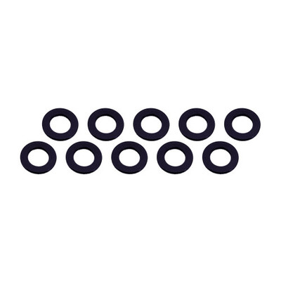 Ultimate Racing ALUMINUM SHIM (3X6X0.5MM) BLACK (10PCS)