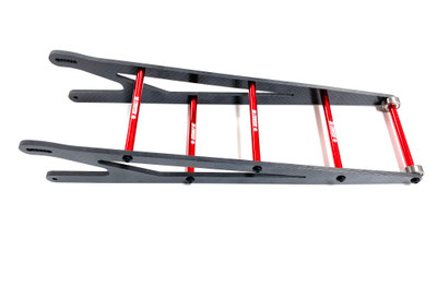 Assault RC Carbon Fiber Adjustable Street Eliminator Wheelie Bar (Slash/Bandit) (Red)