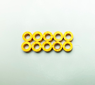 Assault RC Revolver M3x3mm Ball Stud Washer Set (Orange) (10)