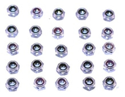 4-40 Alum. Mini Lock Nuts (25)