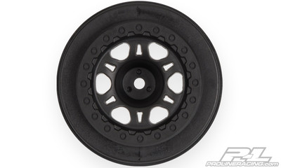 Pro-Line Split Six One-Piece Short Course Rear Wheels (Black) (2) (PRO2721-02) Pro-Line Split Six One-Piece Short Course Rear Wheels (Black) (2) (PRO2721-02)