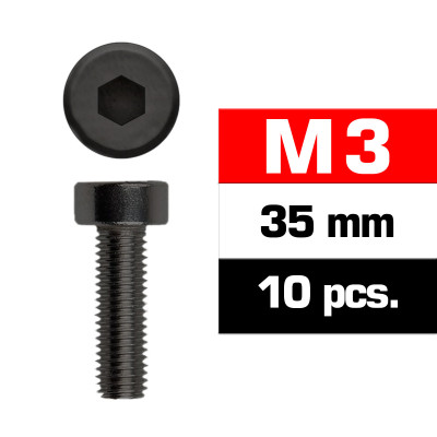 Ultimate Racing M3X35MM Cap Head Screws (10 PCS) Ultimate Racing M3X35MM Cap Head Screws (10 PCS)