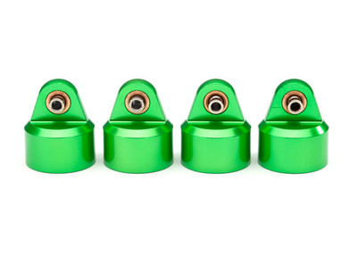 Traxxas GT-Maxx Aluminum Shock Caps (Green) (4) (TRA8964G)