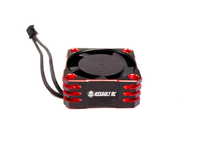 Assault RC Aluminum 25x25mm Ball Bearing High Speed ESC Fan (Red) (ARC27225) Assault RC Aluminum 25x25mm Ball Bearing High Speed ESC Fan (Red) (ARC27225)