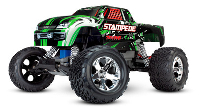 Traxxas Stampede 1/10 RTR Monster Truck (Green) w/XL-5 ESC, TQi 2.4GHz Radio, Battery & DC Charger