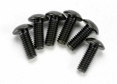 Traxxas 4x12mm Button Head Hex Screw (6) (TRA3937) Traxxas 4x12mm Button Head Hex Screw (6) (TRA3937)