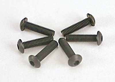 Traxxas 3x12mm Button Head Screws (6) (TRA2578) Traxxas 3x12mm Button Head Screws (6) (TRA2578)