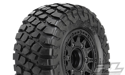 Pro-Line Badlands MX SC Tires w/Raid Wheels (Black) (2) (Slash
