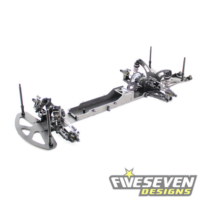 Five Seven Designs Arrow Drag Car with Wheelie Bar w/10" Wheelie Bar & 4mm Chassis and Rear Tower