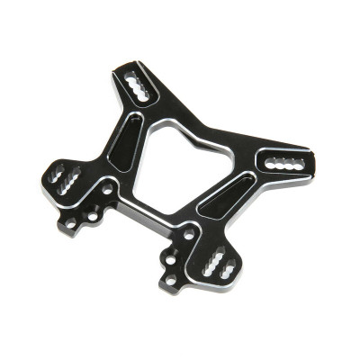 Team Losi Racing Front Shock Tower, Black, Aluminum: 8X/8XE (TLR244063) Team Losi Racing Front Shock Tower, Black, Aluminum: 8X/8XE (TLR244063)