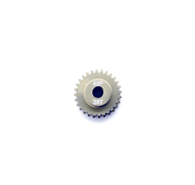 Assault RC Precision Aluminum Hardened 48P Pinion Gear (28T) (3mm Bore) Assault RC Precision Aluminum Hardened 48P Pinion Gear (28T) (3mm Bore)