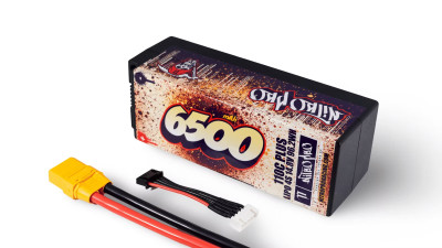 NitroPro 6500MAH 4S 110C Battery 14.8V, 5MM BULLETS, (XT90 adapter) NitroPro 6500MAH 4S 110C Battery 14.8V, 5MM BULLETS, (XT90 adapter)
