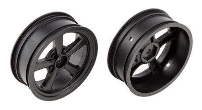 Team Associated DR10 Drag Front Wheels, black (ASC71079) Team Associated DR10 Drag Front Wheels, black (ASC71079)