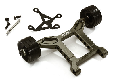 Integy Machined Wheelie Bar for Arrma 1/10 Granite 4X4 3S BLX (Grey) (C29008GREY)