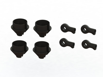 Arrma HD Shock Rod End and Spring Cup Set (ARA330608) Arrma HD Shock Rod End and Spring Cup Set (ARA330608)