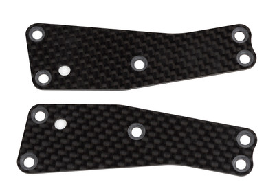 Team Associated RC8T3.2 FT Front Upper Suspension Arm Inserts (1.2mm) (Carbon Fiber) (ASC81482) Team Associated RC8T3.2 FT Front Upper Suspension Arm Inserts (1.2mm) (Carbon Fiber) (ASC81482)