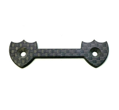 AE carbon fiber wing button, one-piece gladiator wing button by assault rc for the Team Associated rc8 series off-road buggies & truggies - ARC73012