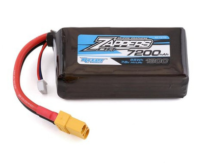 Reedy Zappers DR Shorty 2S LiPo 130C Drag Race Battery (7.6V/7200mAh) w/XT90 Connector (ASC27376)