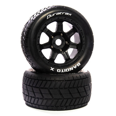 DuraTrax Bandito Mounted Black 24mm Kraton 8S (2) DuraTrax Bandito Mounted Black 24mm Kraton 8S (2)