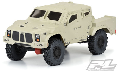 Pro-Line Strikeforce Clear Body for 12.3" (313mm) Wheelbase Scale Crawlers (PRO357600) on kit Pro-Line Strikeforce Clear Body for 12.3" (313mm) Wheelbase Scale Crawlers (PRO357600) on kit