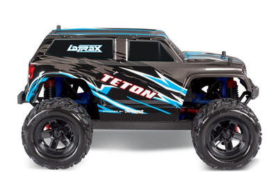 LaTrax Teton 1/18 4WD Brushed RTR Truck w/Radio, 7.2V Battery & Charger (Black) (TRA76054-5-BLK)