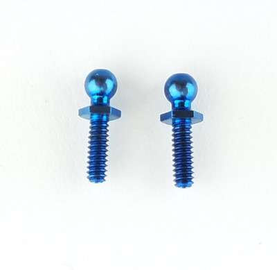 Custom Works Blue Titanium Long Hex Ball Stud (CSW8522) Custom Works Blue Titanium Long Hex Ball Stud (CSW8522)