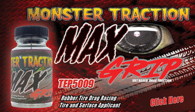 Trinity Max Grip Drag Race Tire and Surface Prep (TEP5009)