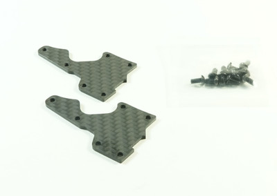 SWORKz Pro Composite Carbon Front Lower Arm Cover 2mm (2) SWORKz Pro Composite Carbon Front Lower Arm Cover 2mm (2)