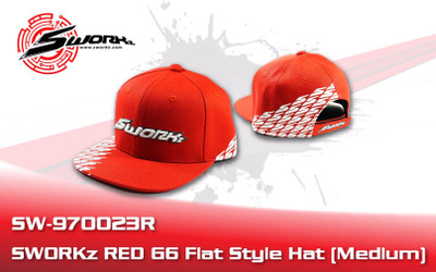 SWORKz G5 Flat Style Cap red SWORKz G5 Flat Style Cap red