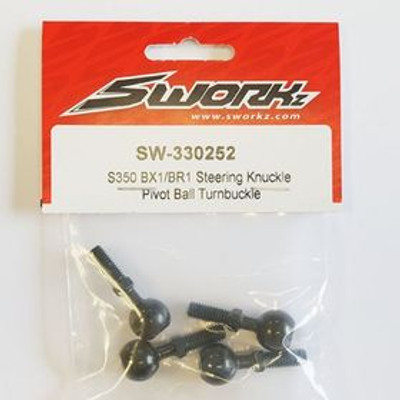 SWORKz S350 BX1/BR1 Steering Knuckle Pivot Ball Turnbuckle(4pc) SWORKz S350 BX1/BR1 Steering Knuckle Pivot Ball Turnbuckle(4pc)