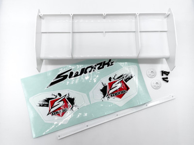 SWORKz 1/8 Off Road Formula 2.0 Race Wing (White) SWORKz 1/8 Off Road Formula 2.0 Race Wing (White)