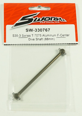 SWORKz T-7075 Aluminum F-Center Dive Shaft (88mm)