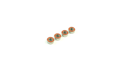 SWORKz Ball Bearing 5x10x4 RED Rubber (4) SWORKz Ball Bearing 5x10x4 RED Rubber (4)