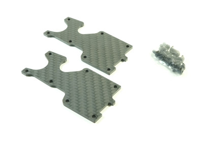 SWORKz Pro Composite Carbon Rear Lower Arm Cover 2mm (2) SWORKz Pro Composite Carbon Rear Lower Arm Cover 2mm (2)