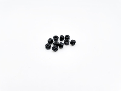 SWORKz Self Lock Nut M4 black (10) SWORKz Self Lock Nut M4 black (10)