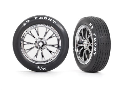 Traxxas T&W Weld Chrome Front Drag Tire Traxxas T&W Weld Chrome Front Drag Tire
