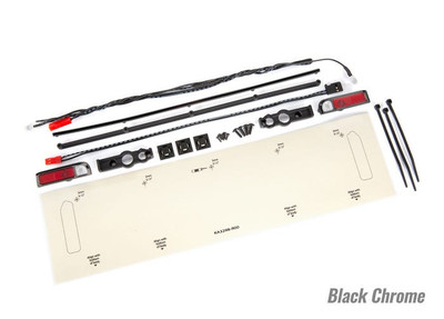Traxxas LED Black Chrome Trim Tail Lights Drag Slash (TRA9497X) Traxxas LED Black Chrome Trim Tail Lights Drag Slash (TRA9497X)