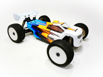Leadfinger Racing Patriot body (clear) for the Tekno ET 2.0 electric truggy Leadfinger Racing Patriot body (clear) for the Tekno ET 2.0 electric truggy