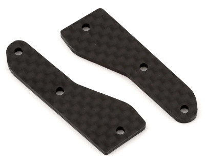 Team Associated RC8B4/RC8B4e Factory Team Carbon Front Upper Arm Inserts (2) (2.0mm) Team Associated RC8B4/RC8B4e Factory Team Carbon Front Upper Arm Inserts (2) (2.0mm)