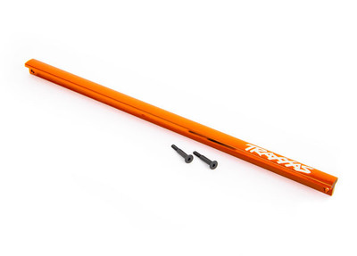 Chassis brace (T-Bar), 6061-T6 aluminum (orange-anodized)/ 3x16 SS (2)
Chassis brace (T-Bar), 6061-T6 aluminum (orange-anodized)/ 3x16 SS (2)