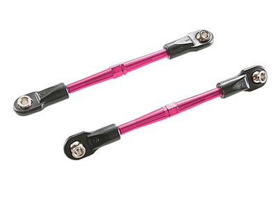 Turnbuckles, aluminum (pink-anodized), toe links, 59mm (2) (assembled w/ rod ends & hollow balls) (requires 5mm aluminum wrench #5477)
Turnbuckles, aluminum (pink-anodized), toe links, 59mm (2) (assembled w/ rod ends & hollow balls) (requires 5mm aluminum wrench #5477)