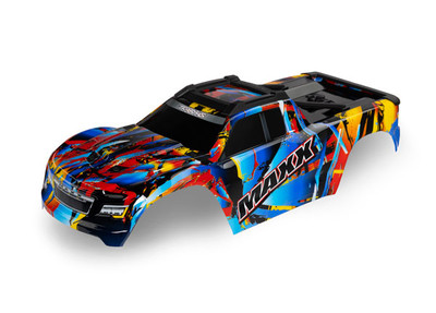 ラジコン Traxxas X-Maxx Monster Truck Rock N' Roll Pre-Painted Body