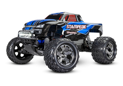 Traxxas Stampede 1/10 Scale Monster Truck (Blue) (LED Lights/Battery/Charger included) Traxxas Stampede 1/10 Scale Monster Truck (Blue) (LED Lights/Battery/Charger included)